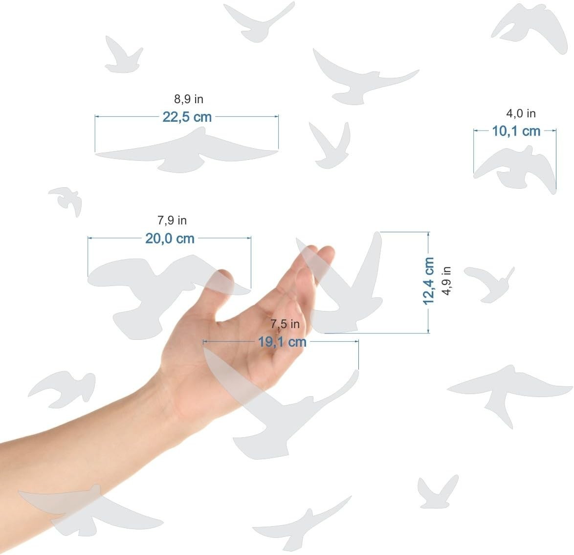 Translucent Bird Deflectors – Prevent Collisions