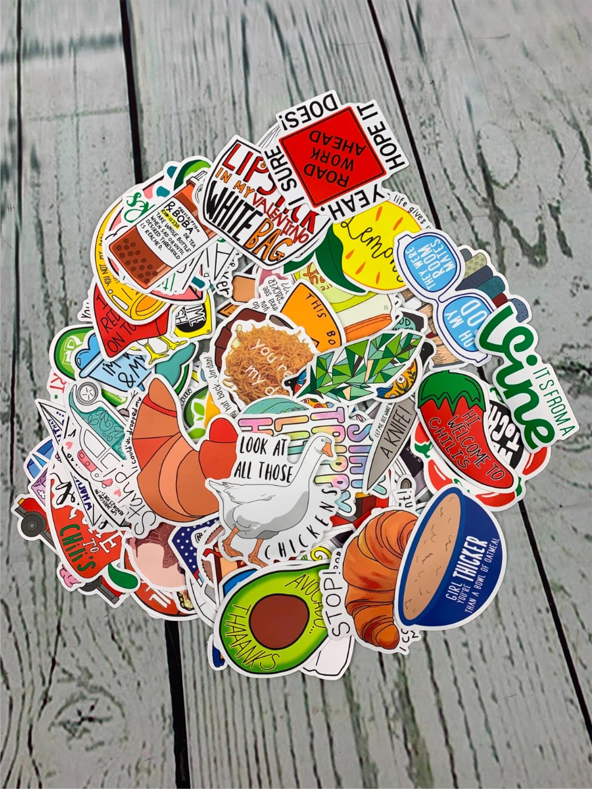 Vine Stickers 67pcs Lively Laptops Water Bottles Toys and Gifts Cars