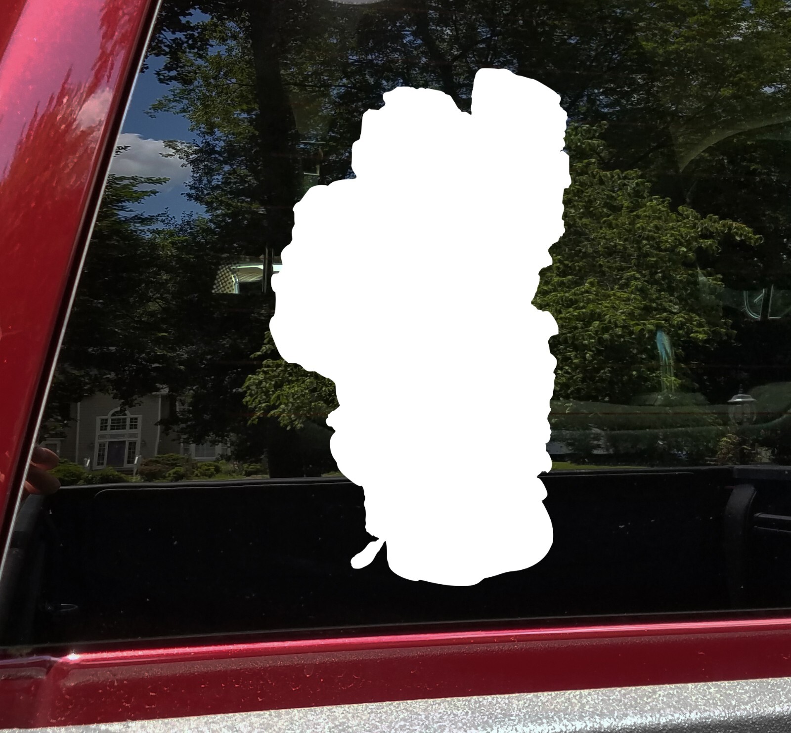 Lake Tahoe Vinyl Decal – Outline Sierra Nevada California – Die Cut Sticker