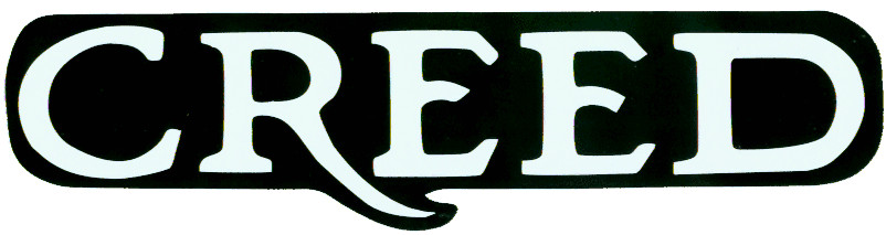 Sticker – Creed Black Logo Rock Music Band Scott Stapp HUGE Large Decal New 8891