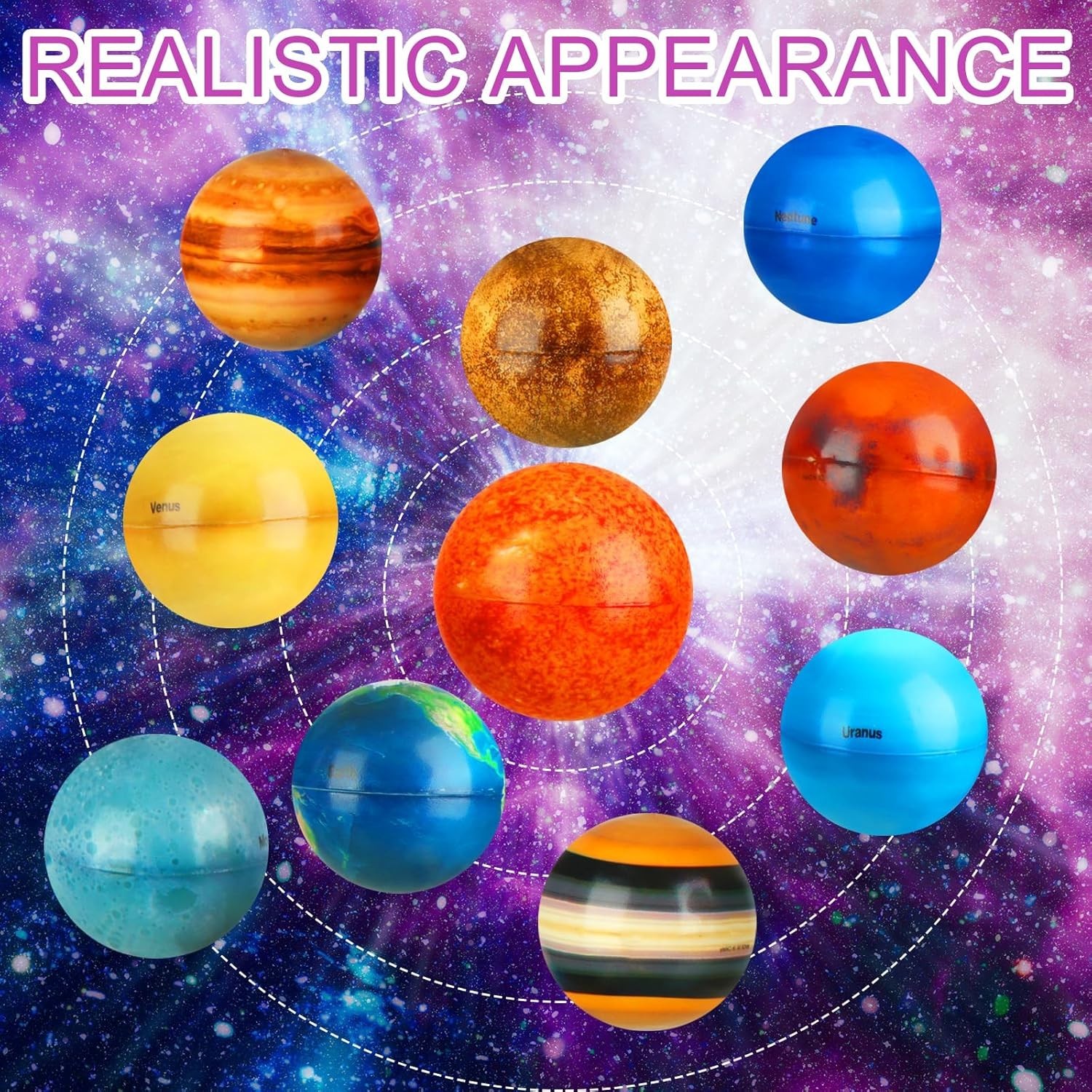 3D Solar System Mobile Hanging Planets Solar System Decor Education… Fast Ship