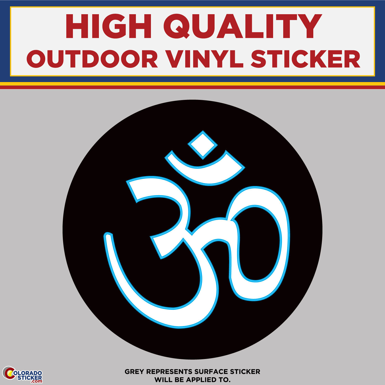 Hindu Symbol, High Quality Vinyl Stickers