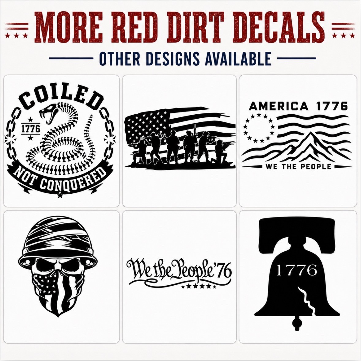 1776 America Vinyl Decal Sticker Patriotic American Flag USA Freedom