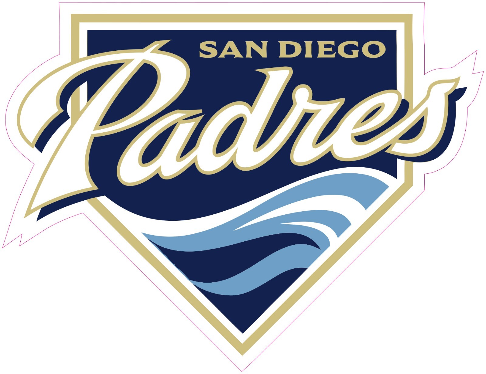 San Diego Padres Vinyl Decal Sticker Car Truck Bumper Tumbler Mug