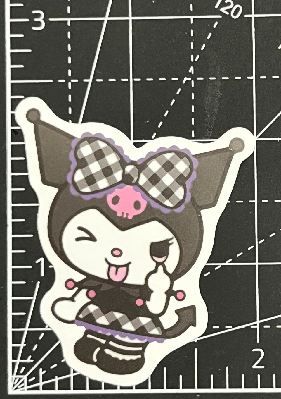EMO Punk Kawaii – I See You – Kuromi – Vinyl Decal Sanrio Sticker Bomb Topper