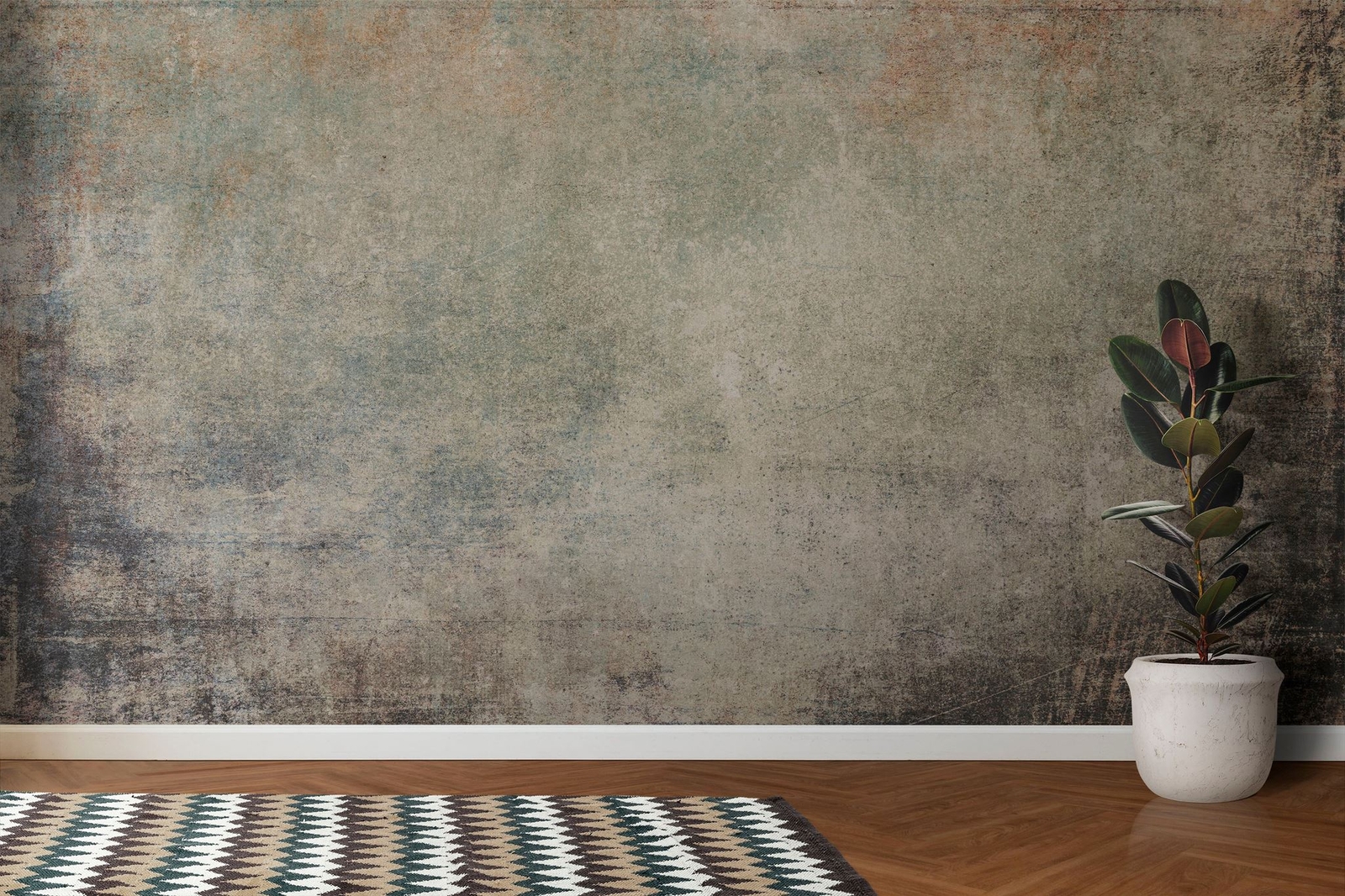 Rustic Concrete Wallpaper Wall Decor. Modern Minimalistic Self Adhesive Peel and