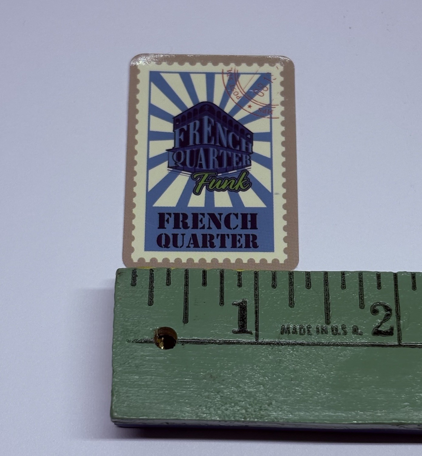 French Quarters Postage Stamp Novelty Sticker Vinyl Decal Travel Cool Art Tc9
