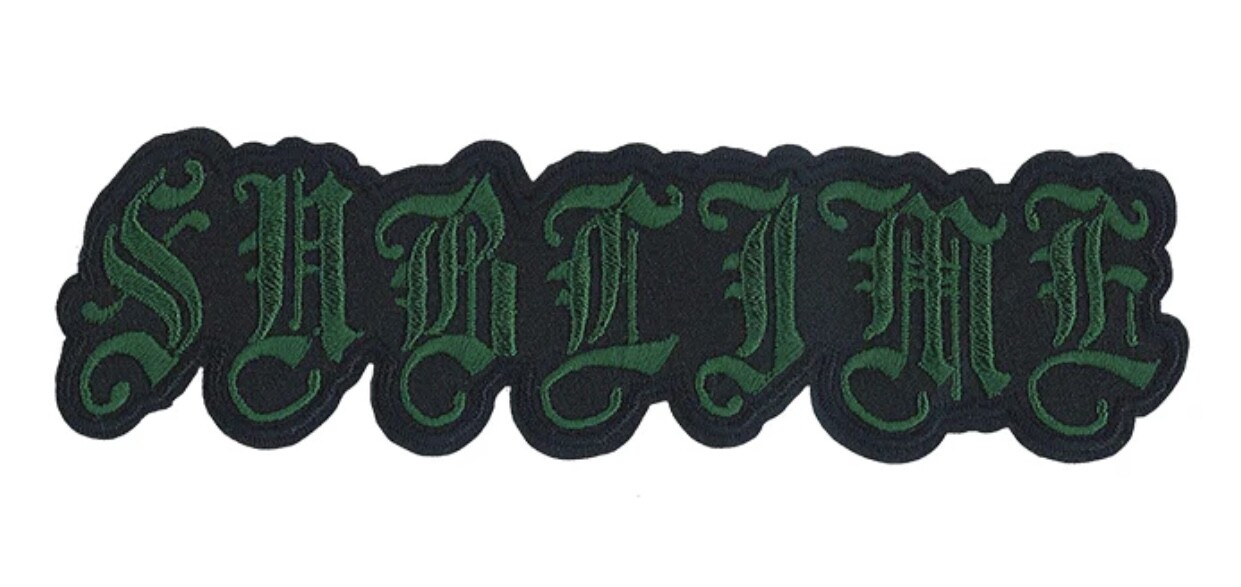 Sublime Old English Logo Embroidered Patch S067P
