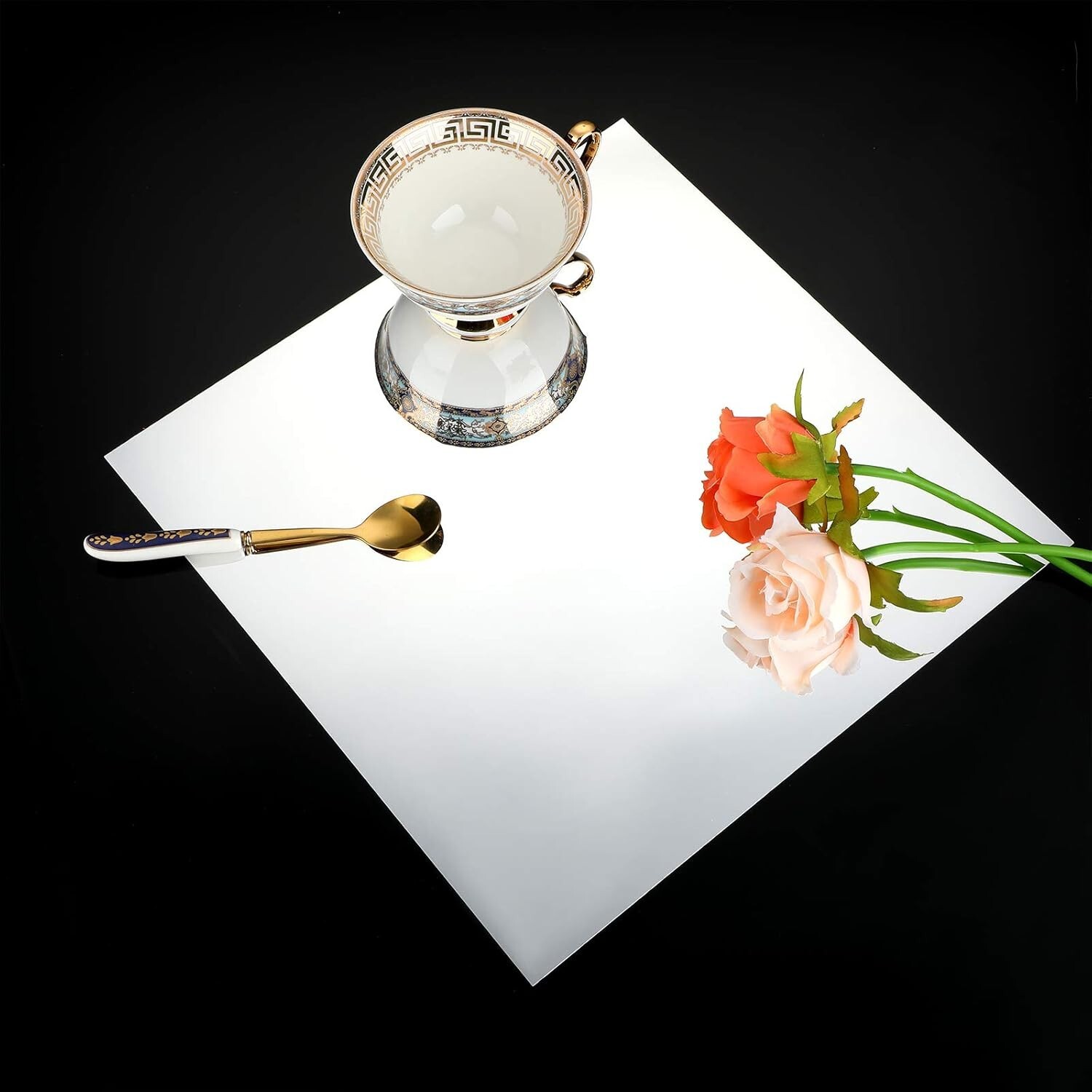 Flexible Self-Adhesive Mirror Tiles – 20 Pack, Perfect for Unique Decor Styles