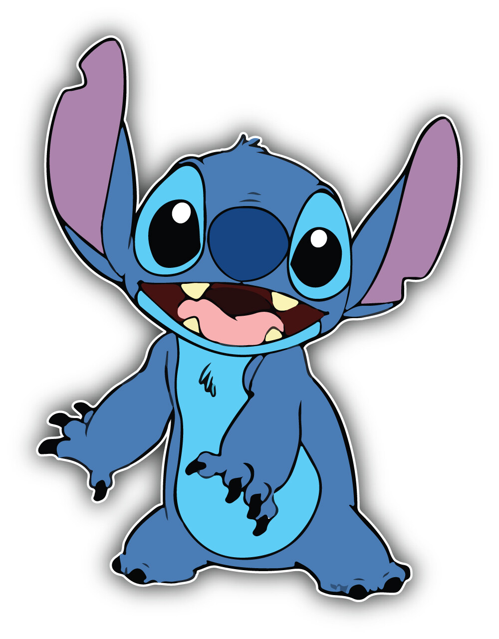 Lilo & Stitch Cartoon Funny Sticker Bumper Decal – ”SIZES”