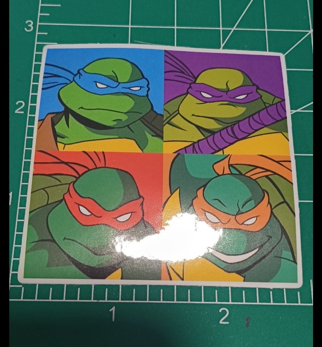 TMNT STICKER X VYNIL DIE-CUT STICKER X 3X2 INCHES STICKER X TMNT STICKER