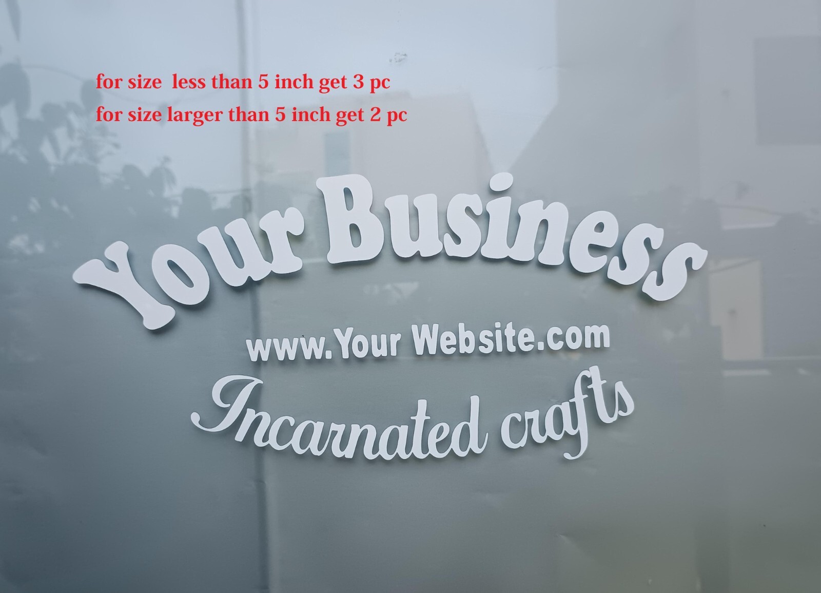 Custom Vinyl Decals -Personalized for car shopfront laptop Wedding name bottle