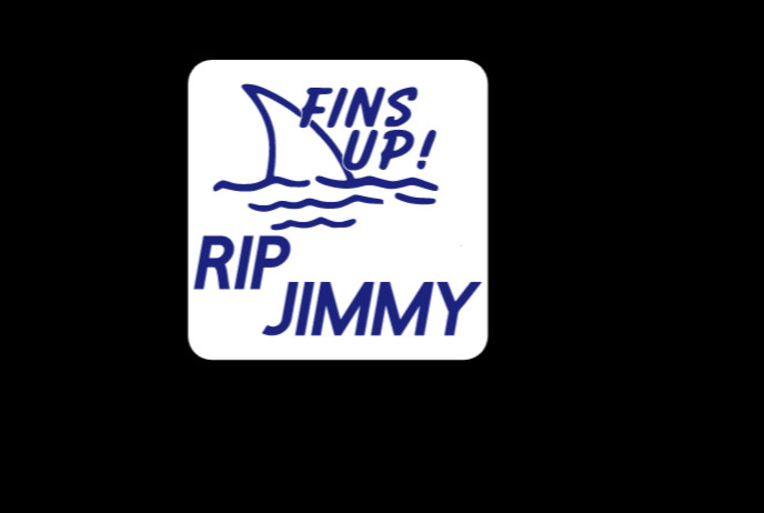 New Fins Up RIP Jimmy Buffett Margaritaville Parrot Head Vinyl Decal Sticker 3″