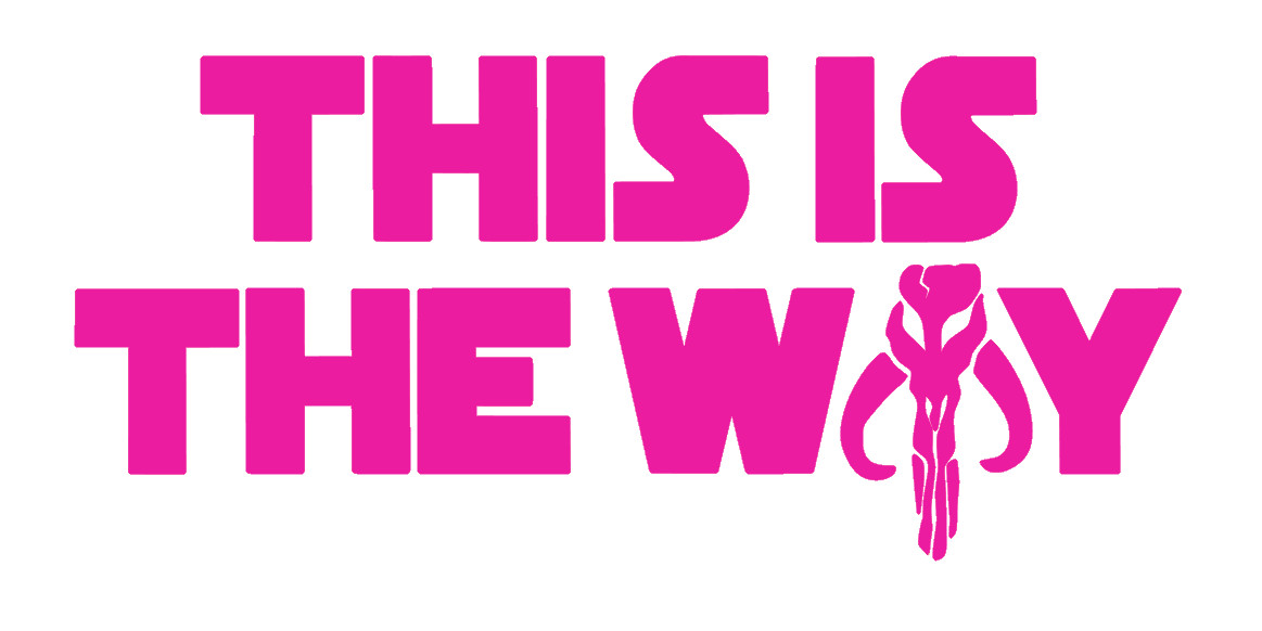 THIS IS THE WAY, MANDALORIAN CODE, Decal Stickers for Cars, Laptop, Tablet.
