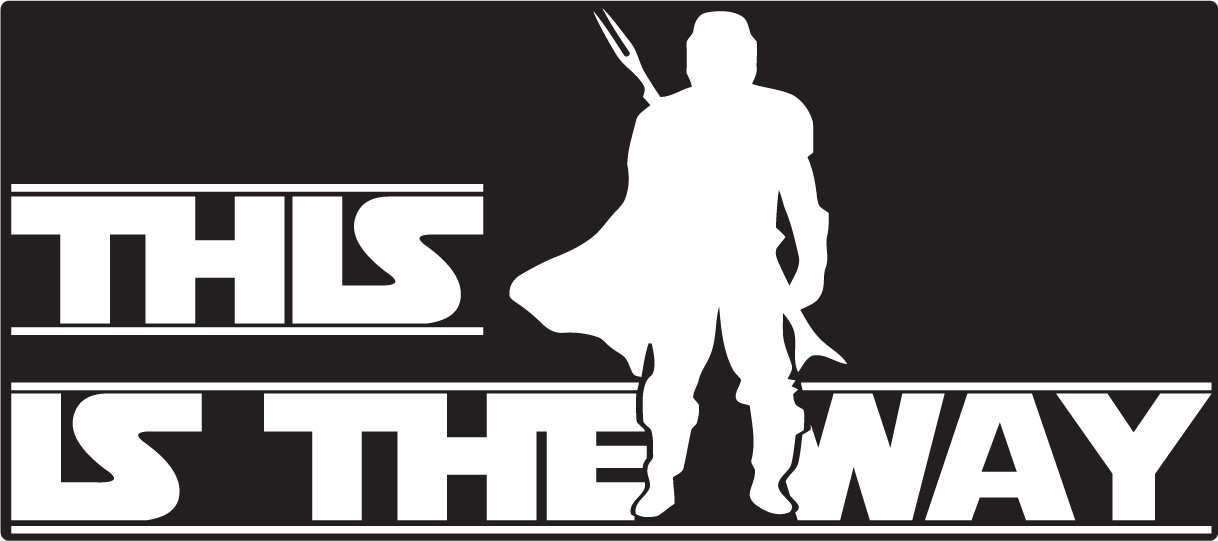 Jedi Knight This Is The Way Die Cut Vinyl Decal Made in USA