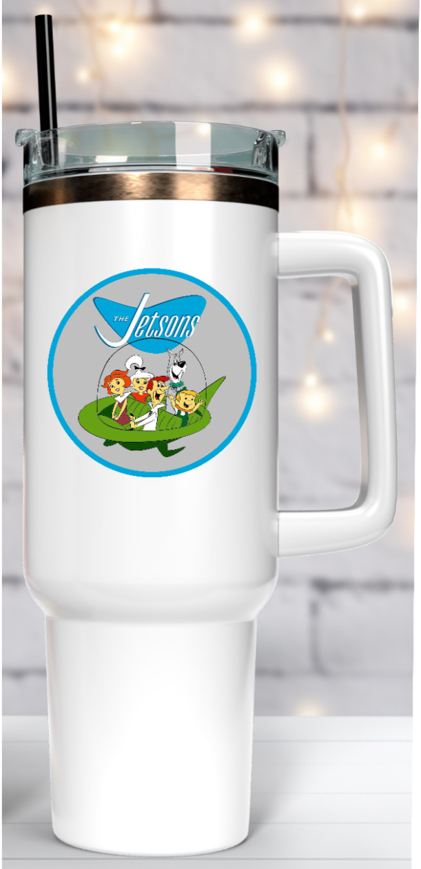 Cartoons – The Jetsons – 4″ Handmade Vinyl Decal Vehicle Laptop Cooler Tumbler