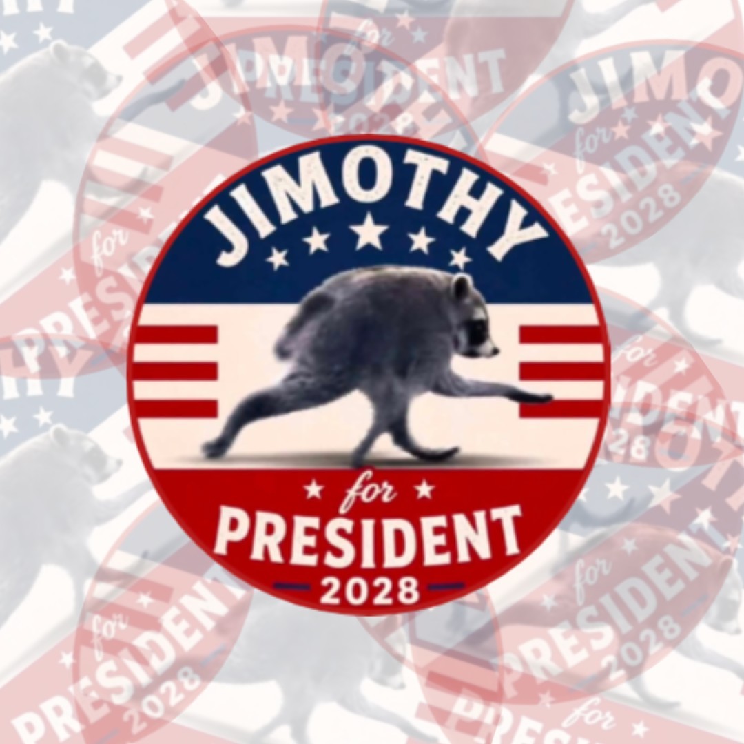 Jimothy for President 3″ Sticker