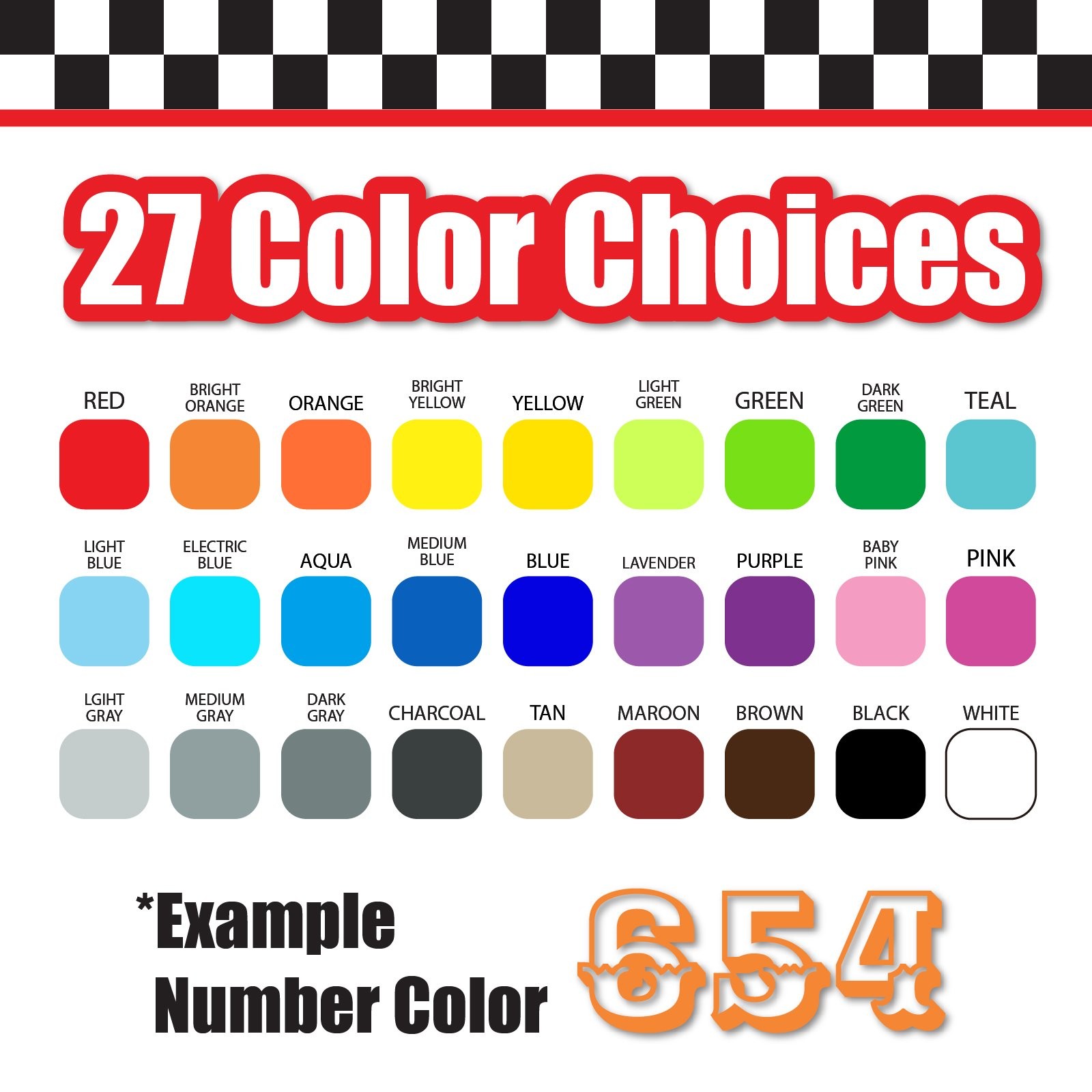 3 Digit Single Number Stickers Custom Decal Locker Door 3pcs Ewert