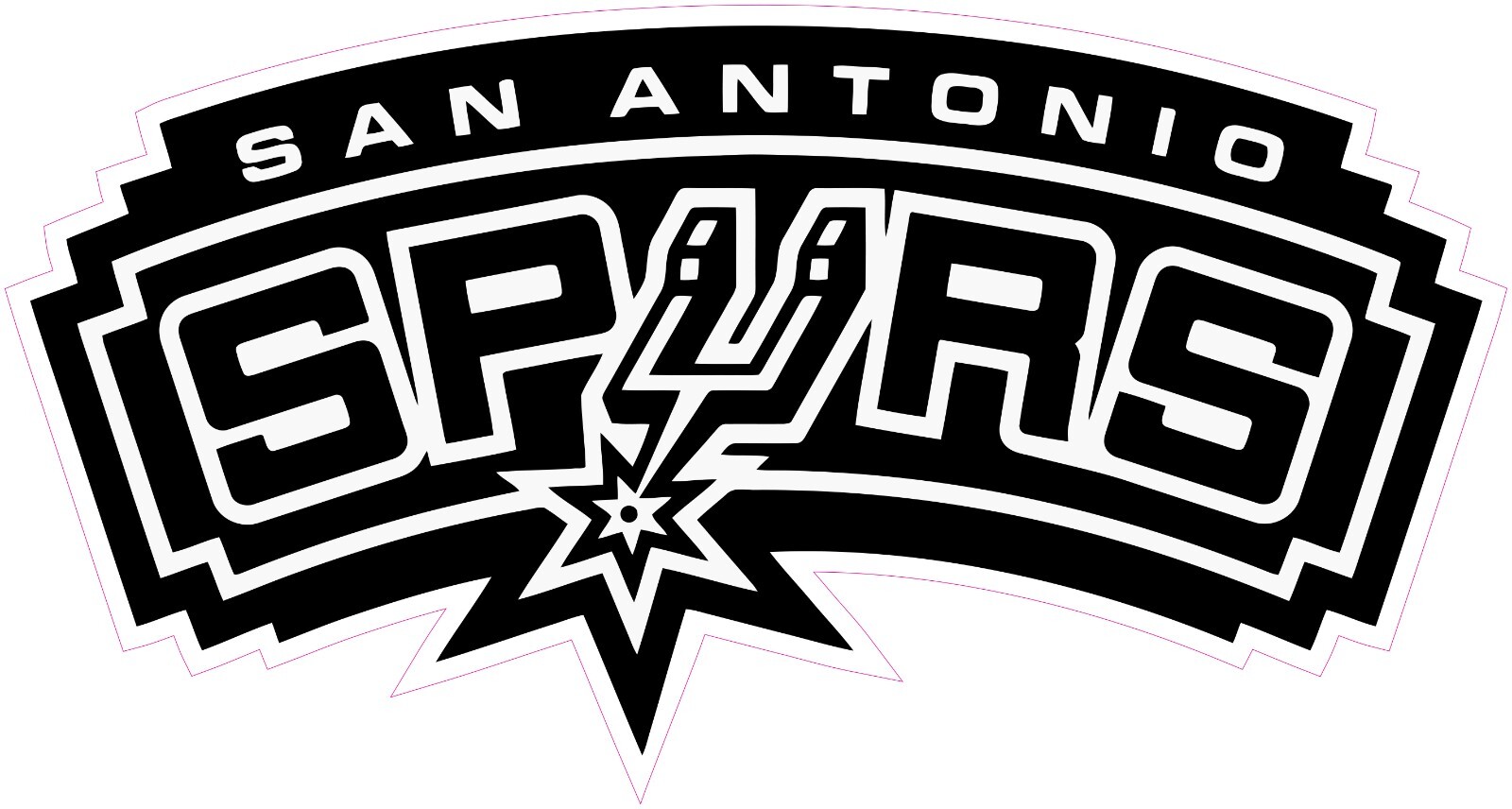San Antonio Spurs Basketball Vinyl Decal Sticker Car Truck Bumper Tumbler Mug