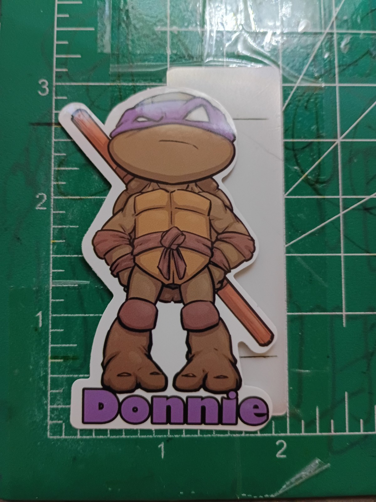 TMNT STICKER X VYNIL HIGH GLOSS DIECUT STICKER X 3X2 INCHES STICKER X TMNT STICK