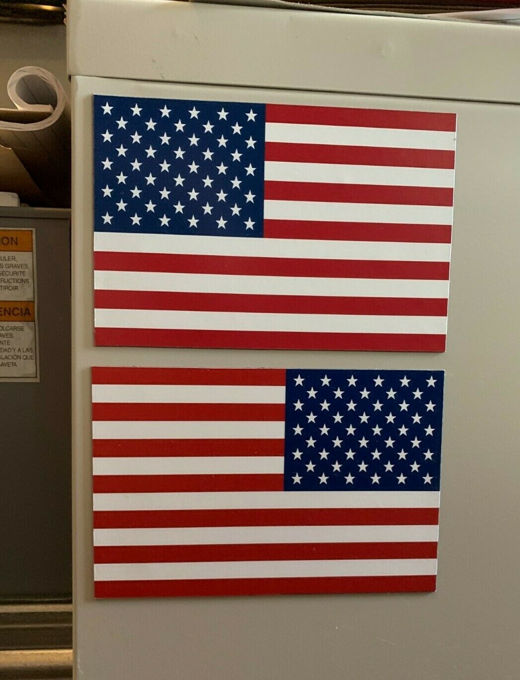 american flag magnet reverse direction car magnet 4″ x 6″ car truck flag magnet