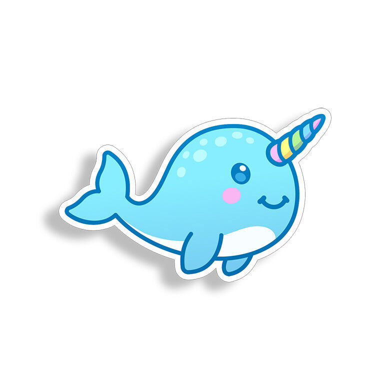Narwhal Unicorn Sticker Decal