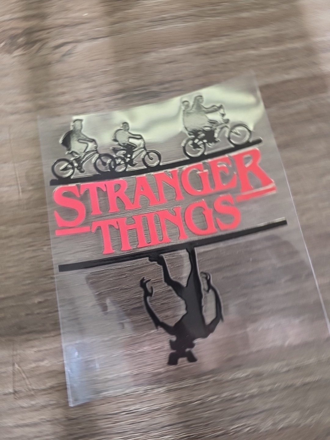 Stranger Things Title 2 UV DTF Decal Sticker Waterproof USA