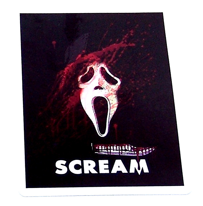 SCREAM Cut Sticker Decal Scary Movie Horror Film Ghost Face Scream