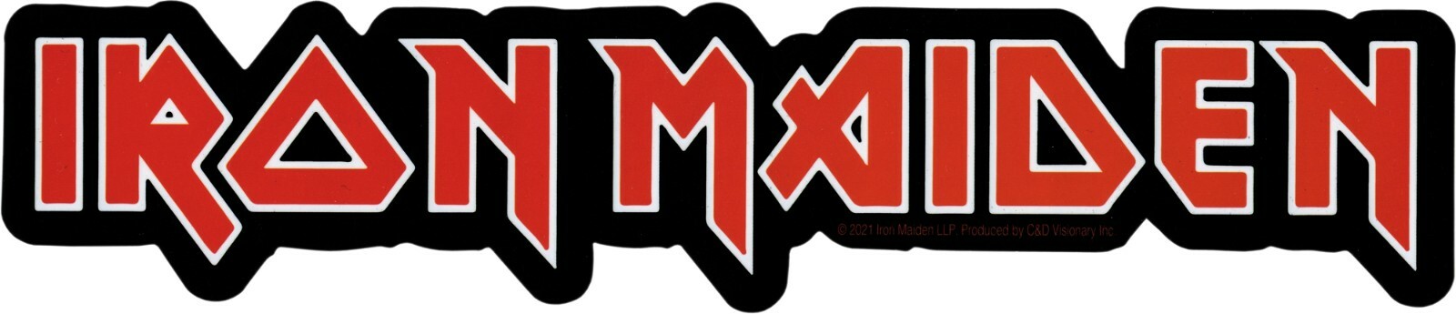 Sticker – Iron Maiden Logo Heavy Metal 1980s Music Band 7.88″ Large Decal #5829