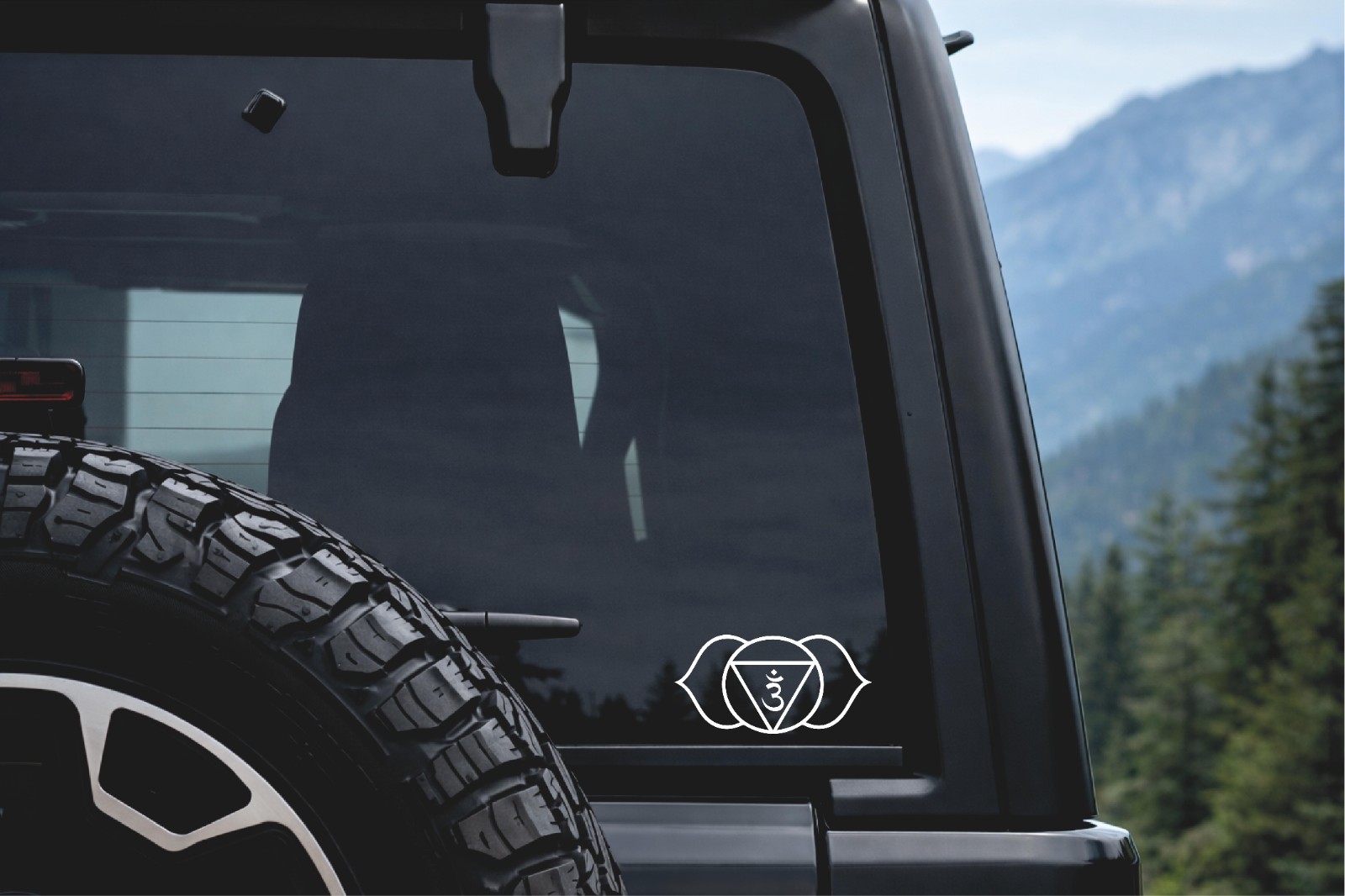 Ajna Third Eye Chakra Yantra Symbol Vinyl Decal Sticker – Sacred Geometry
