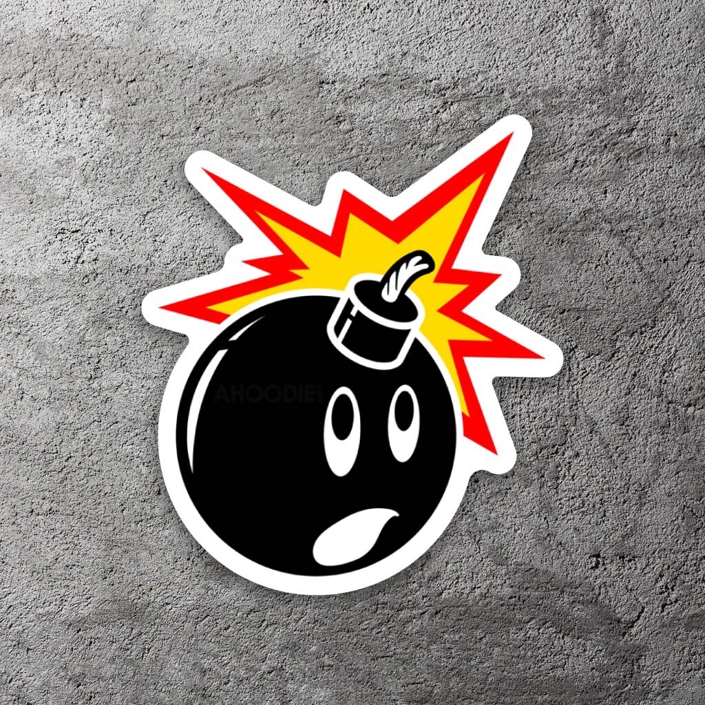 The Hundreds Bomb Vinyl Sticker 4″ Tall – Includes Two Stickers