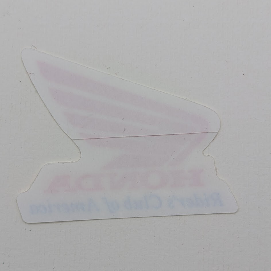 HONDA Motorcycle Bike Rider’s Club of America Logo Sticker / Decal