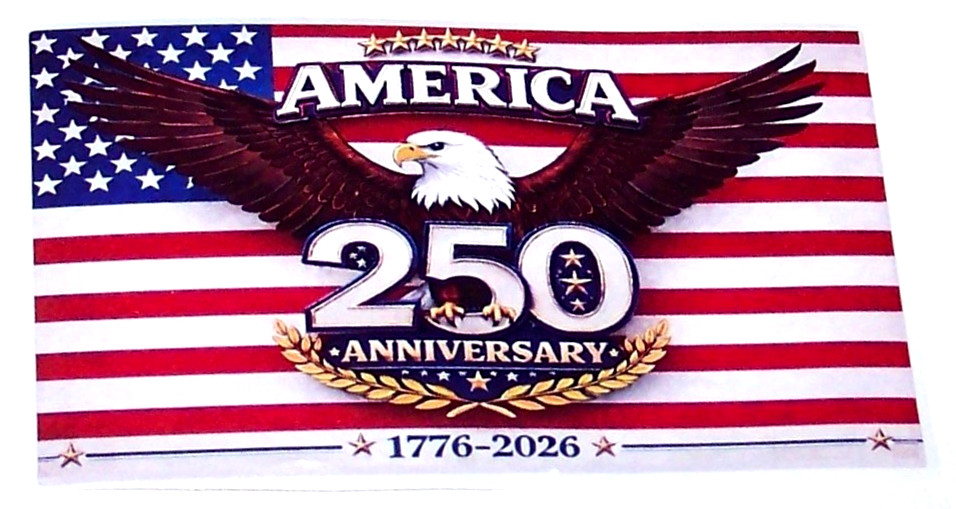 AMERICA – 250th Anniversary Cut Sticker Decal – (1776-2026)