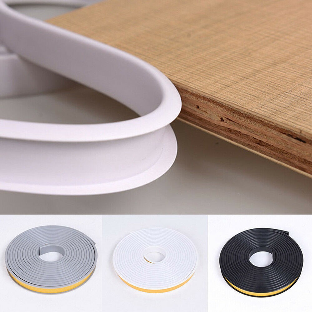 5m Self Adhesive U Shaped Edging Tape Furniture Banding Rubber Seal Strips Tool
