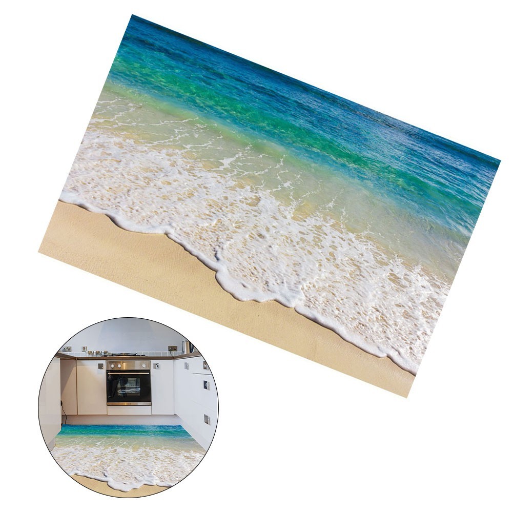 High Quality None Floor Stickers Sticker Sea Stickers 1set 35.43*22.83″ 3D