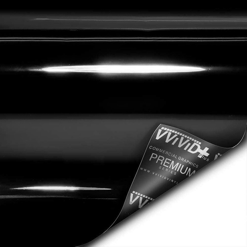 Durable High Gloss Vinyl Wrap Removable Waterproof Adhesive Indoor Outdoor New