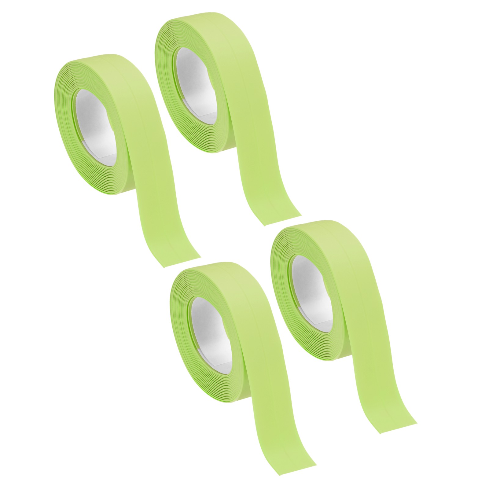 4 Rolls Green Caulk Strip Waterproof, 0.87″ x 10.5Ft Bathtub Caulk Sealing Tape