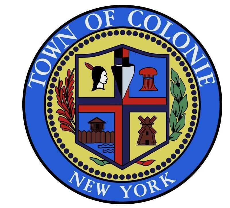Seal of the Town of Colonie New York Sticker Decal R7392