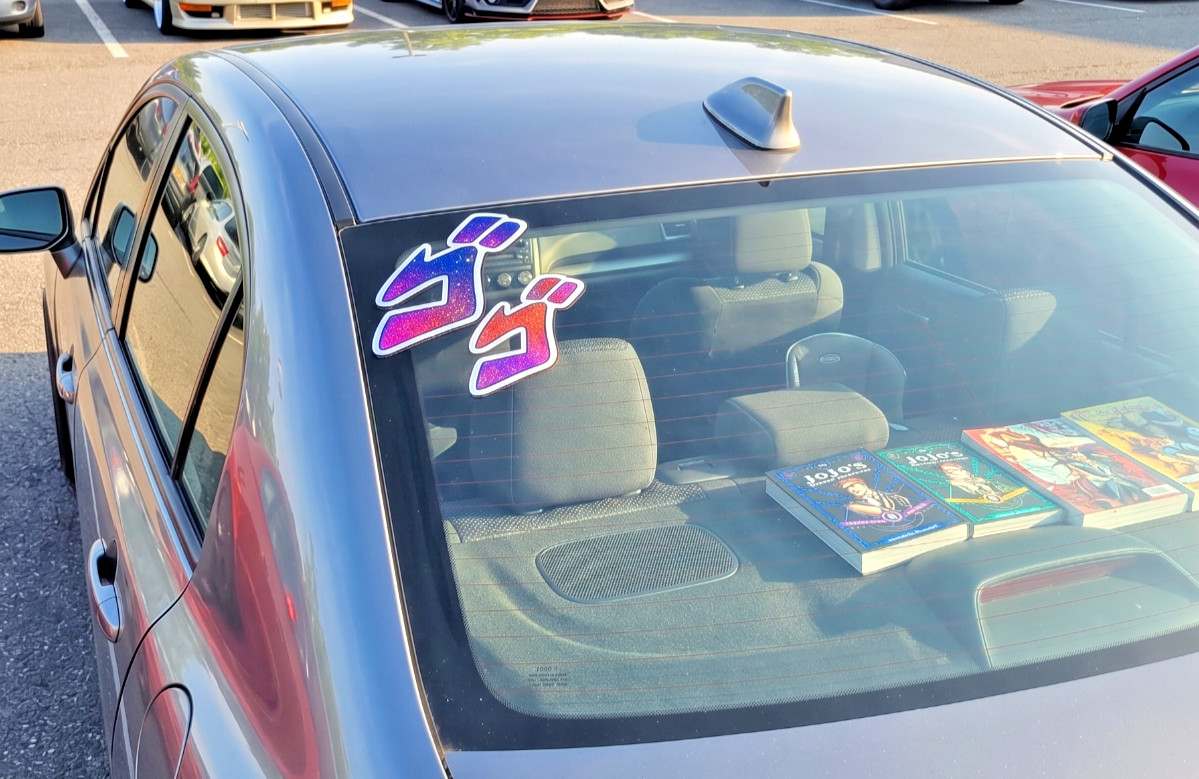 JoJo’s Bizarre Adventure Menace Sticker – Waterproof Vinyl Decal for Cars/Laptop
