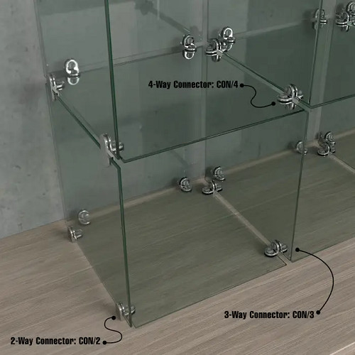 Econoco CB110 Tempered Glass for Cubbie Displays (Pack of 10)