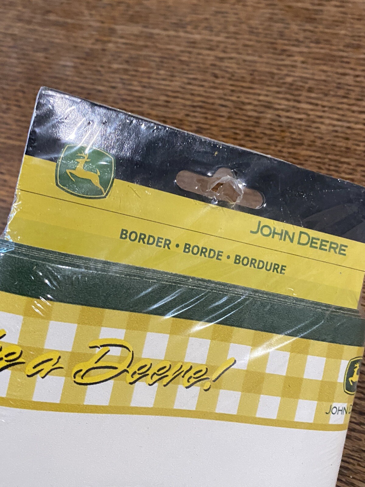 John Deere wall paper prepasted border 5yds TRACTOR vinyl wallpaper decor RARE!