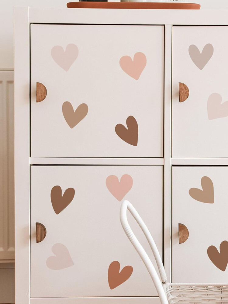 36pcs Hearts Creative Wall Door Sticker Decal For Children Baby Girls Boys Room