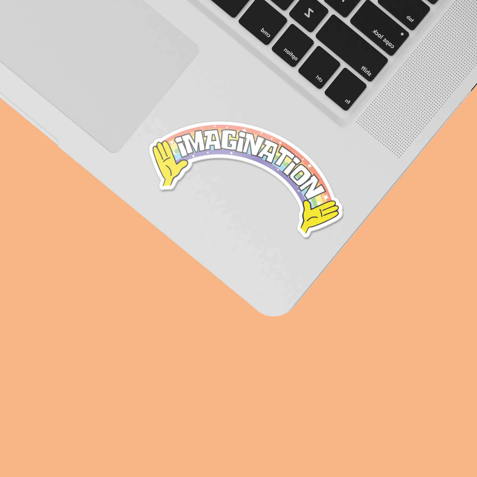 Imagination Funny TV Quote Sticker