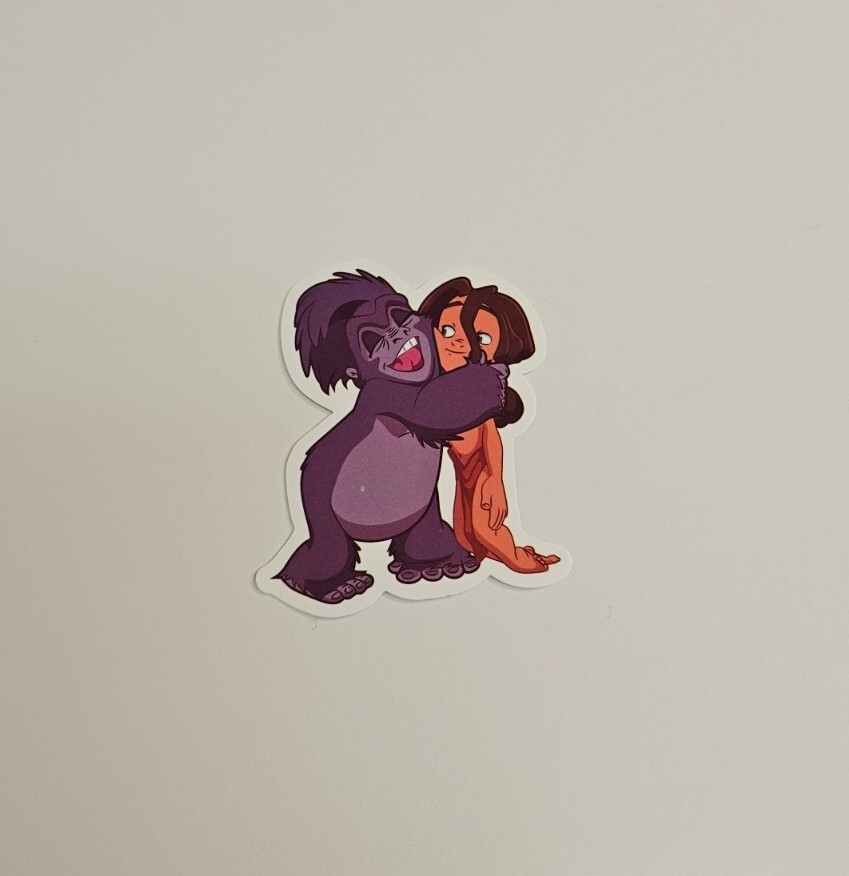 Tarzan Laptop Sticker / Classic Cartoon Character Decal