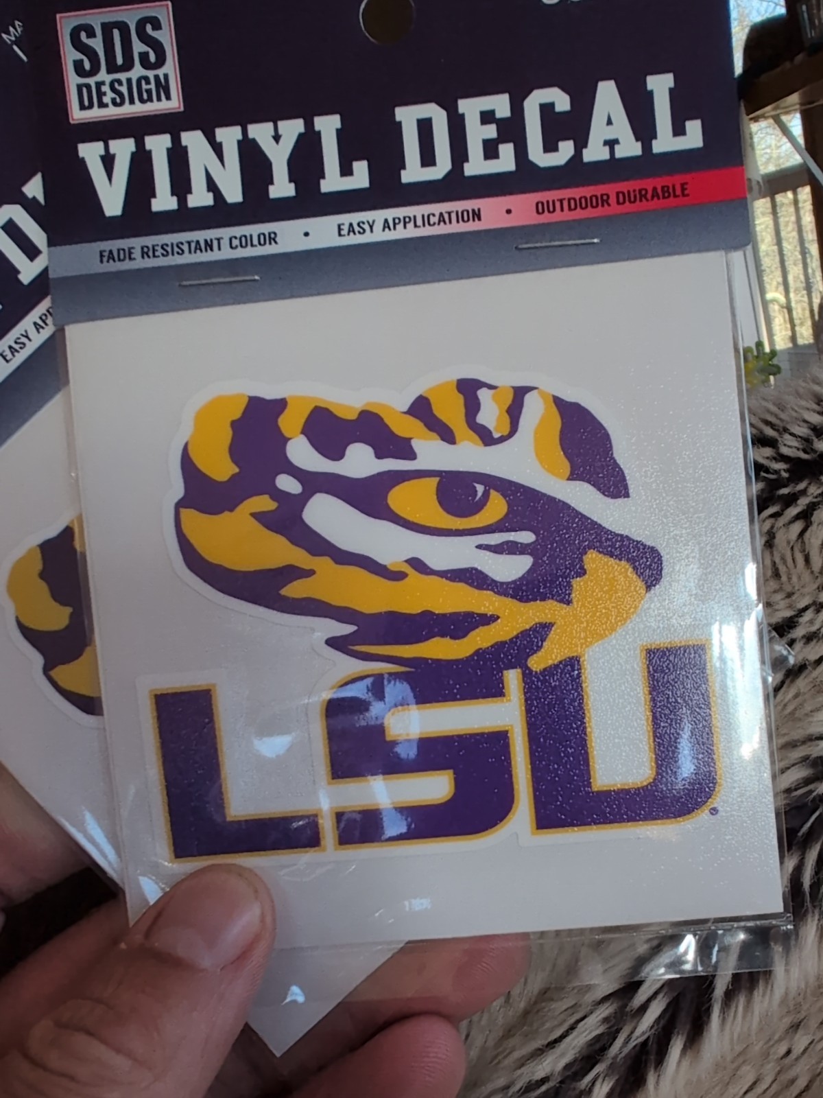 LSU Tigers 3″ Sticker -weather Proof- Die Cut Application