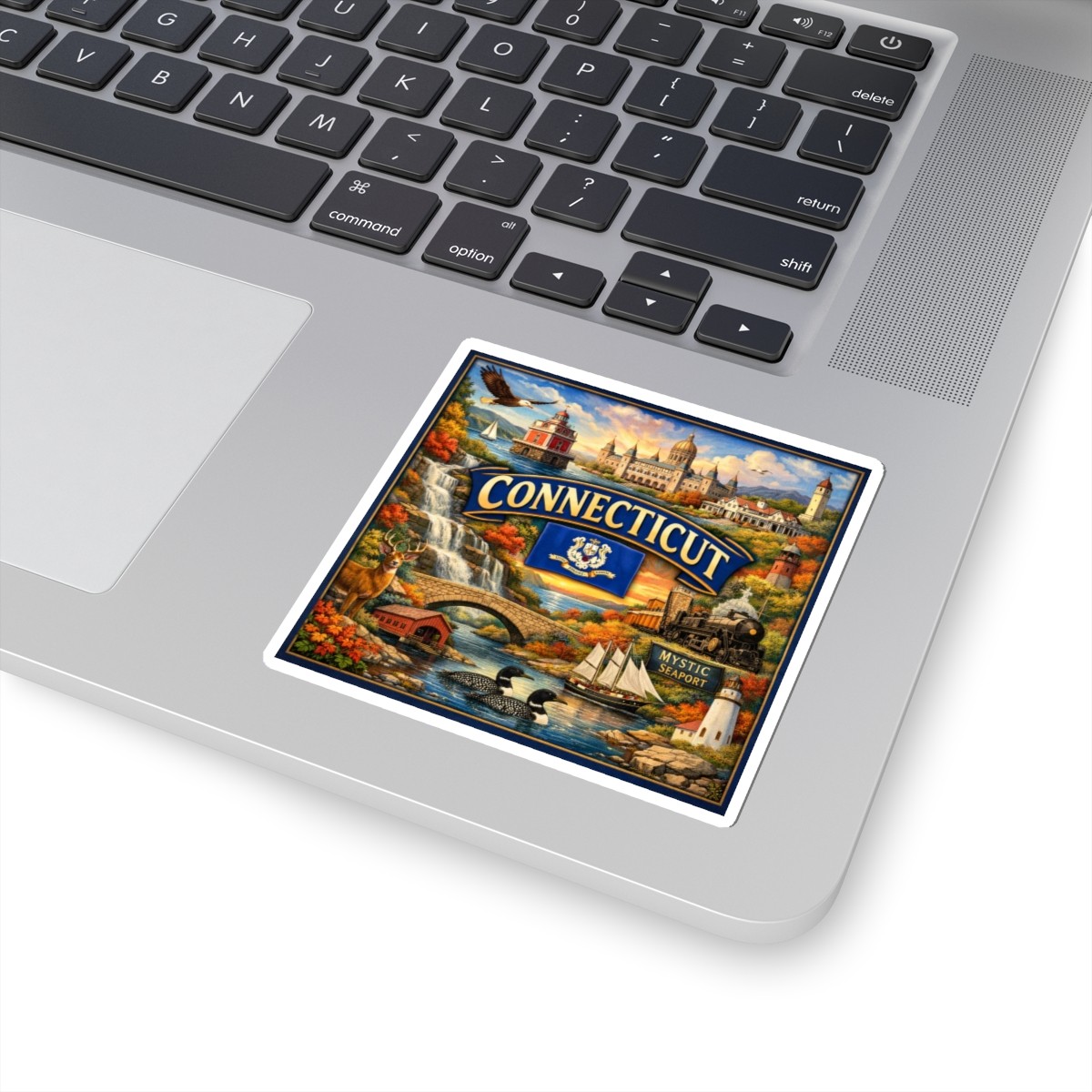 Connecticut Sticker | State Travel Souvenir