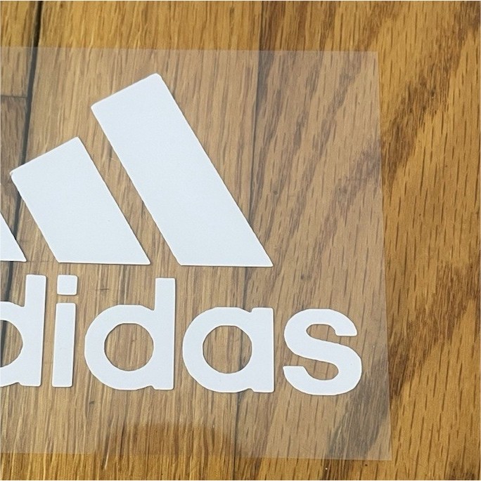 adidas Logo Vinyl Decal Sticker White Sports for Wall Car Laptop Window