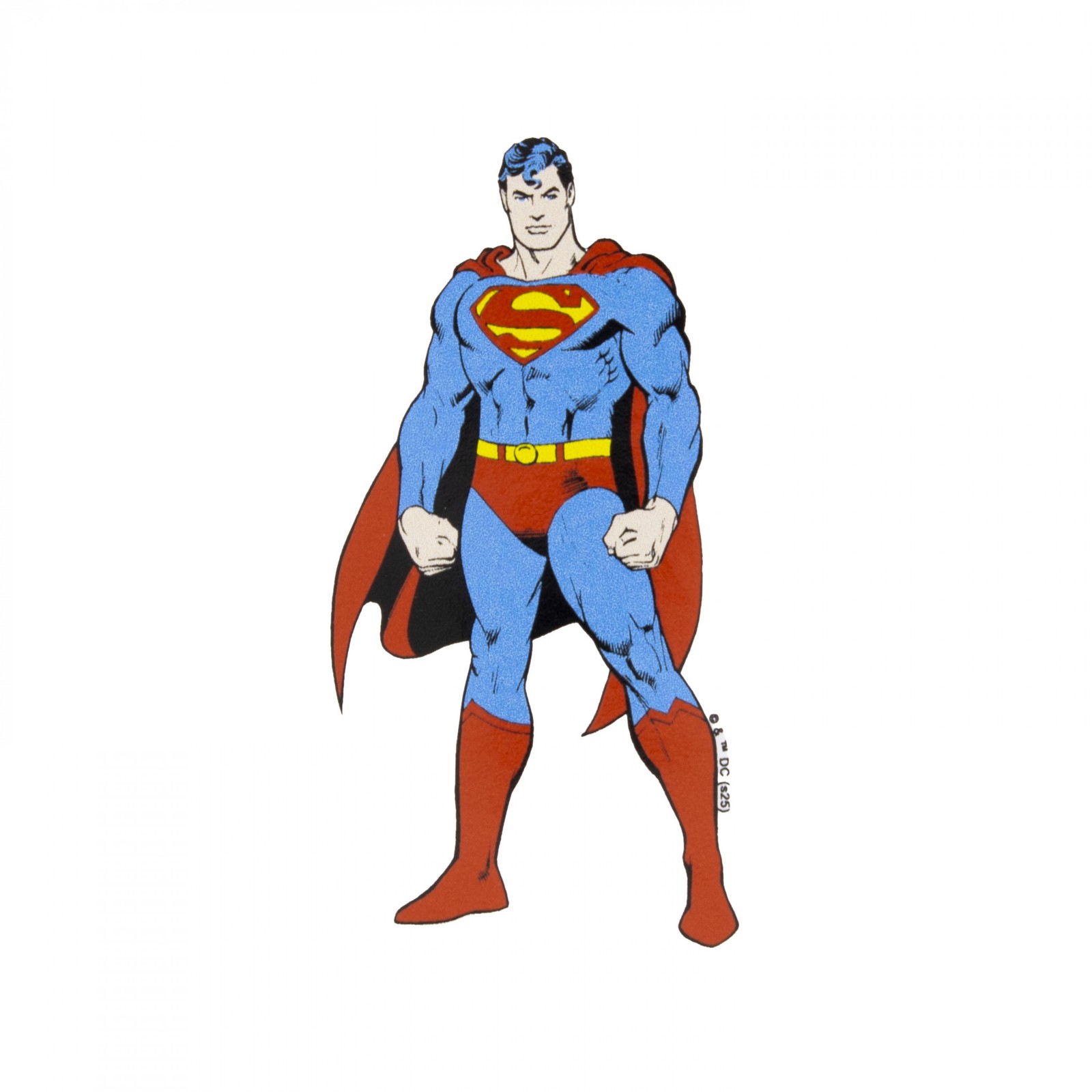 Superman Classic Pose Die Cut Sticker Multi-Color