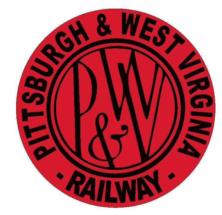 Pittsburgh & West Virginia Railroad Railway Train Sticker Decal R4631