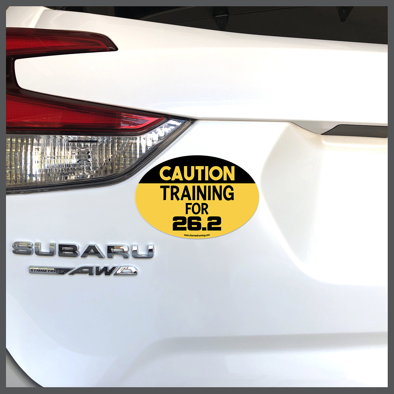 100K 50K 100 50 Marathon Half 10K 5K In Training Car Magnet